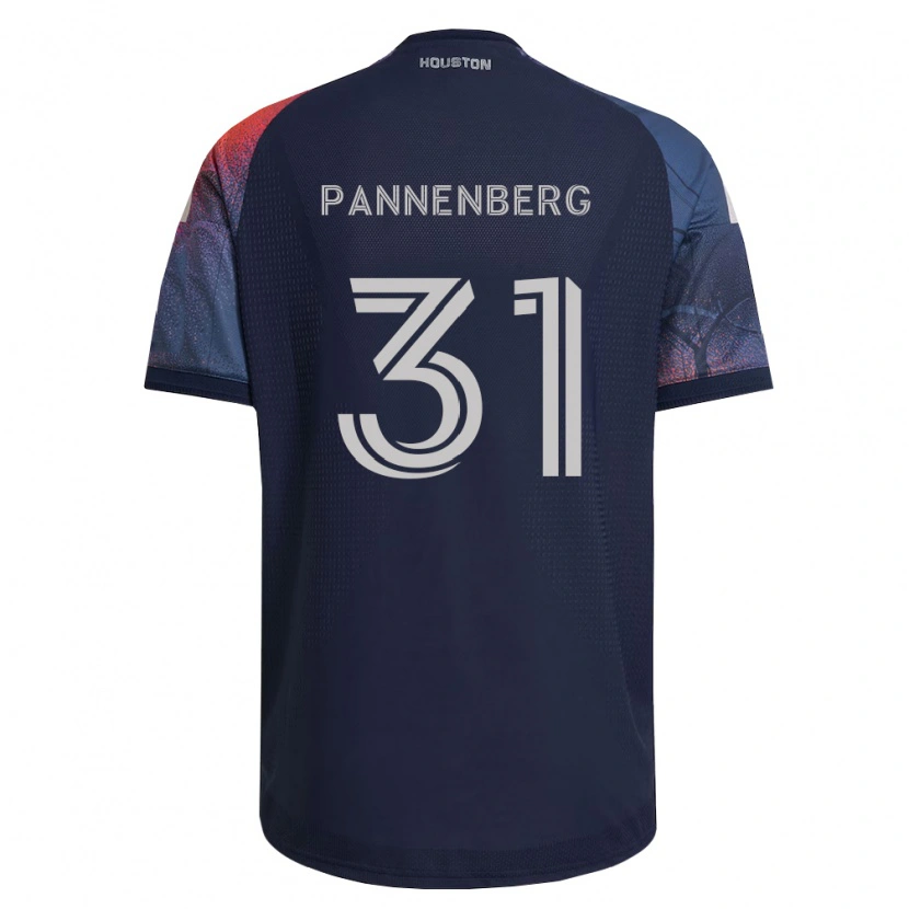 Danxen Mujer Camiseta Andrew Pannenberg #31 Azul Profundo Blanco Naranja 2ª Equipación 2026/27 La Camisa México