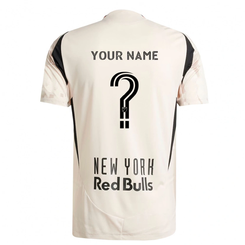 Danxen Mujer Camiseta Su Nombre #0 Blanco Roto Rojo Negro 2ª Equipación 2026/27 La Camisa México