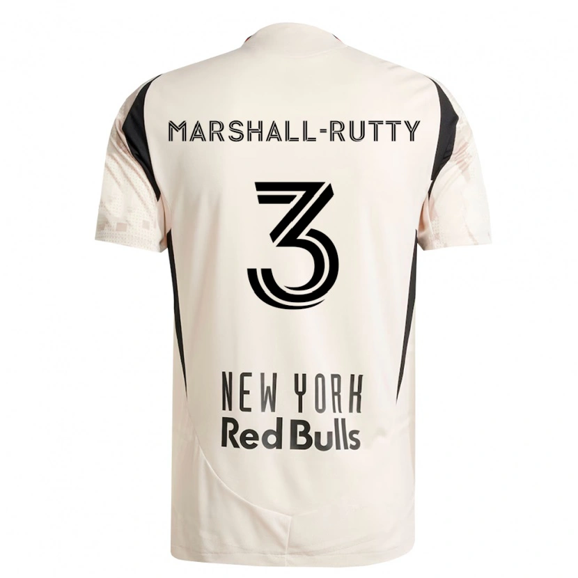Danxen Mujer Camiseta Jahkeele Marshall-Rutty #3 Blanco Roto Rojo Negro 2ª Equipación 2026/27 La Camisa México