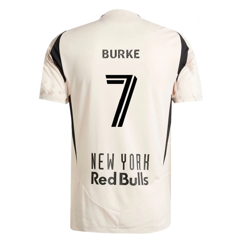 Danxen Mujer Camiseta Cory Burke #7 Blanco Roto Rojo Negro 2ª Equipación 2026/27 La Camisa México