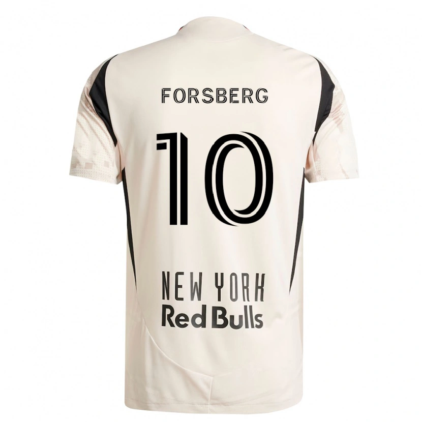 Danxen Mujer Camiseta Emil Forsberg #10 Blanco Roto Rojo Negro 2ª Equipación 2026/27 La Camisa México