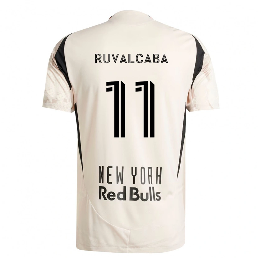 Danxen Mujer Camiseta Jorge Ruvalcaba #11 Blanco Roto Rojo Negro 2ª Equipación 2026/27 La Camisa México