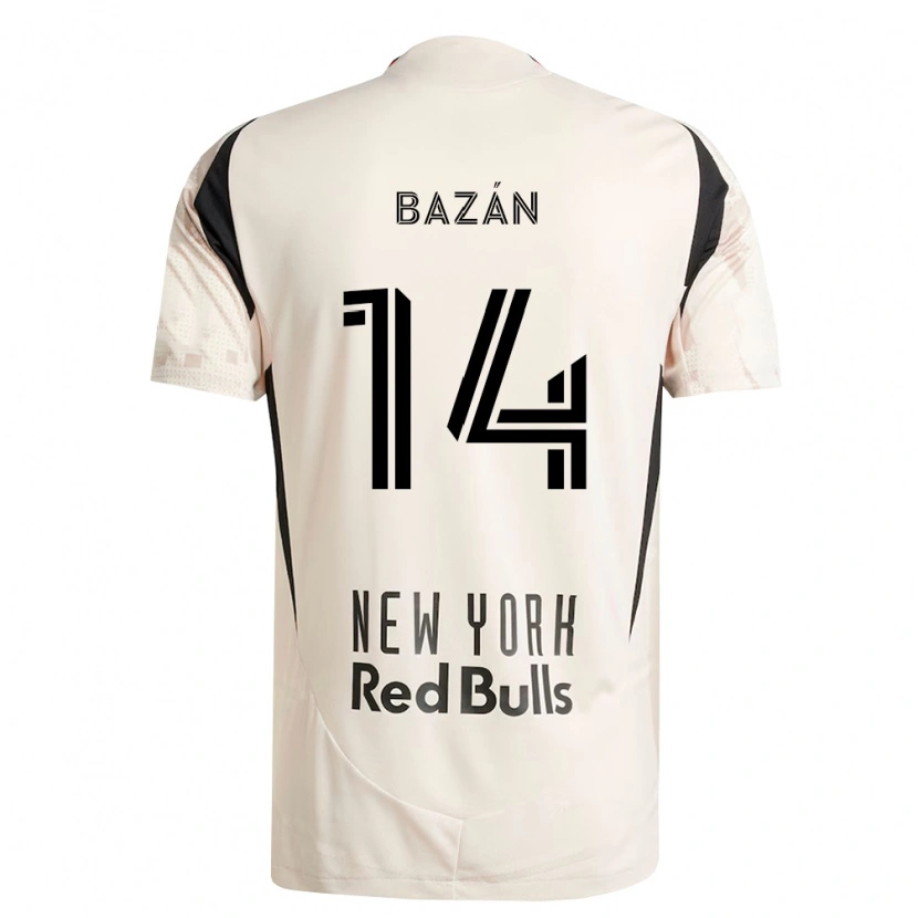 Danxen Mujer Camiseta Julián Bazán #14 Blanco Roto Rojo Negro 2ª Equipación 2026/27 La Camisa México