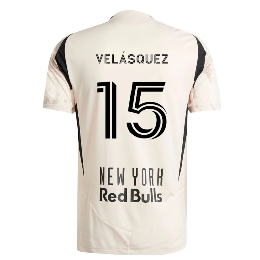 Danxen Mujer Camiseta Eric Velásquez #15 Blanco Roto Rojo Negro 2ª Equipación 2026/27 La Camisa México
