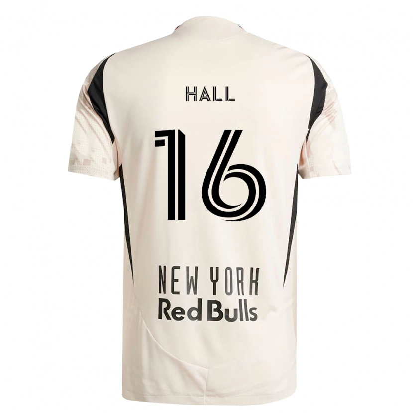 Danxen Mujer Camiseta Julian Hall #16 Blanco Roto Rojo Negro 2ª Equipación 2026/27 La Camisa México