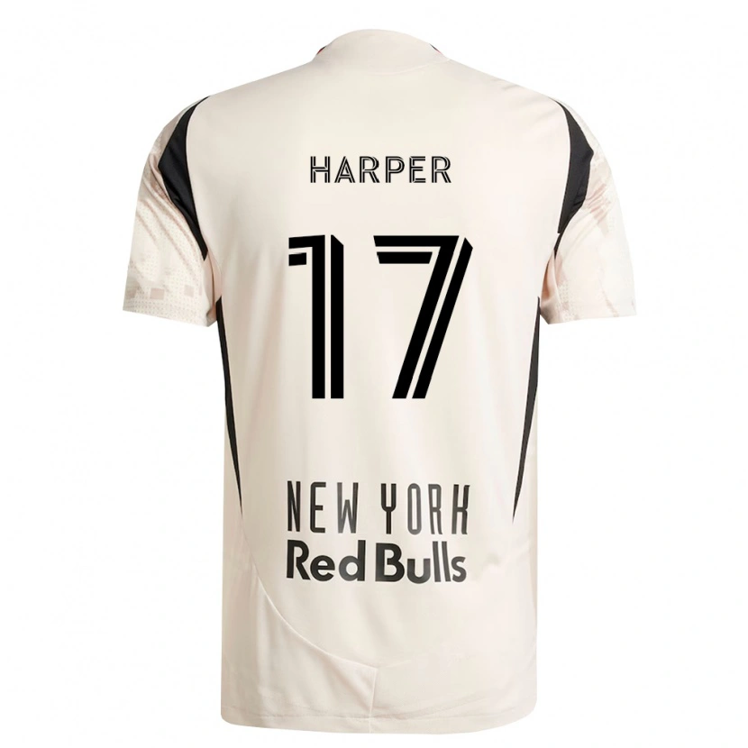 Danxen Mujer Camiseta Cameron Harper #17 Blanco Roto Rojo Negro 2ª Equipación 2026/27 La Camisa México