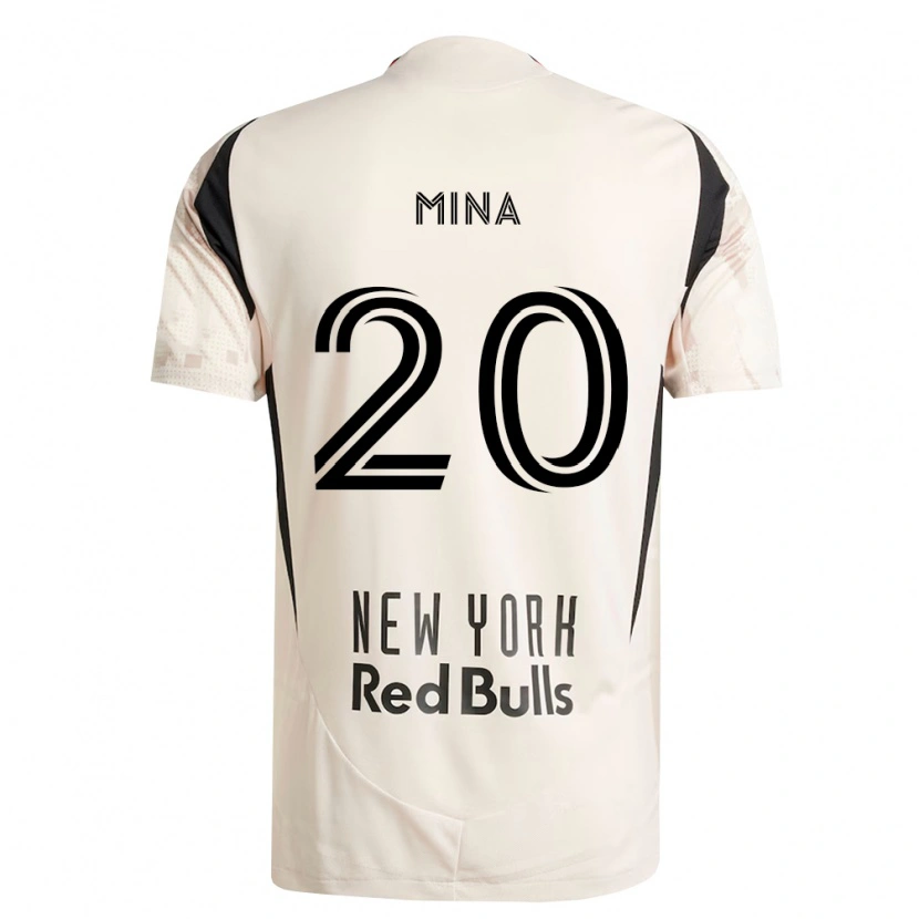 Danxen Mujer Camiseta Juan Mina #20 Blanco Roto Rojo Negro 2ª Equipación 2026/27 La Camisa México
