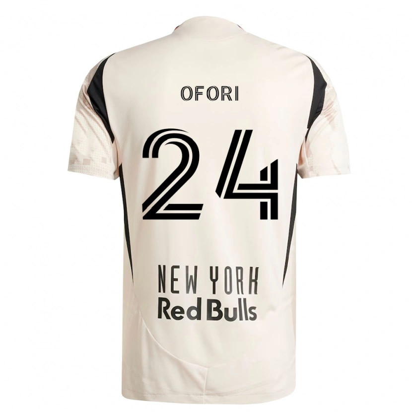 Danxen Mujer Camiseta Curtis Ofori #24 Blanco Roto Rojo Negro 2ª Equipación 2026/27 La Camisa México
