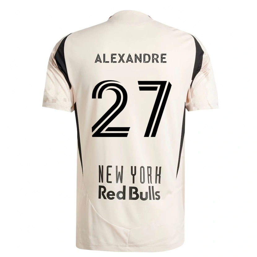 Danxen Mujer Camiseta Davi Alexandre #27 Blanco Roto Rojo Negro 2ª Equipación 2026/27 La Camisa México