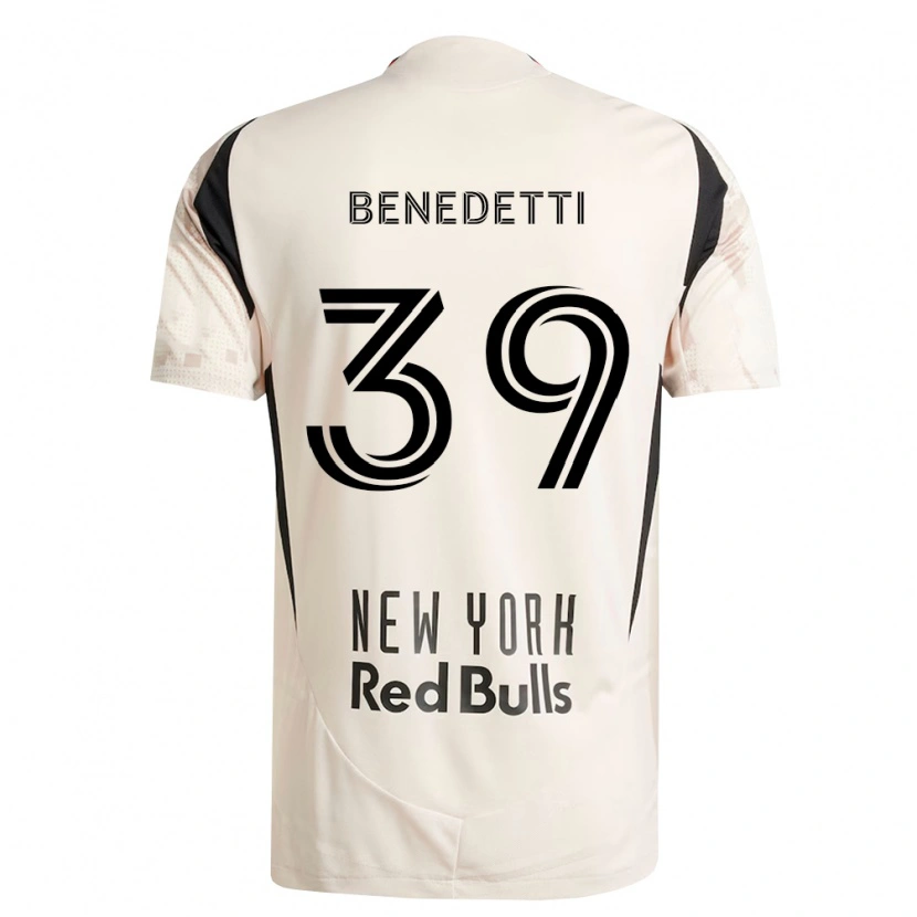 Danxen Mujer Camiseta Nehuén Benedetti #39 Blanco Roto Rojo Negro 2ª Equipación 2026/27 La Camisa México