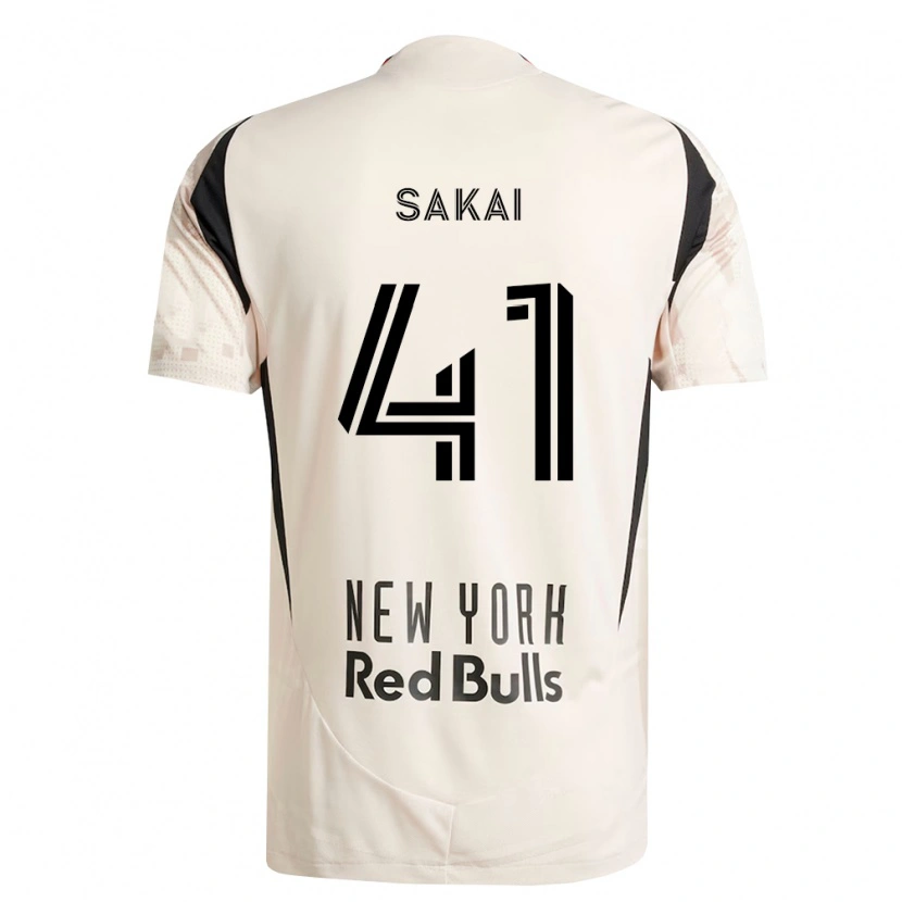 Danxen Mujer Camiseta Shunya Sakai #41 Blanco Roto Rojo Negro 2ª Equipación 2026/27 La Camisa México