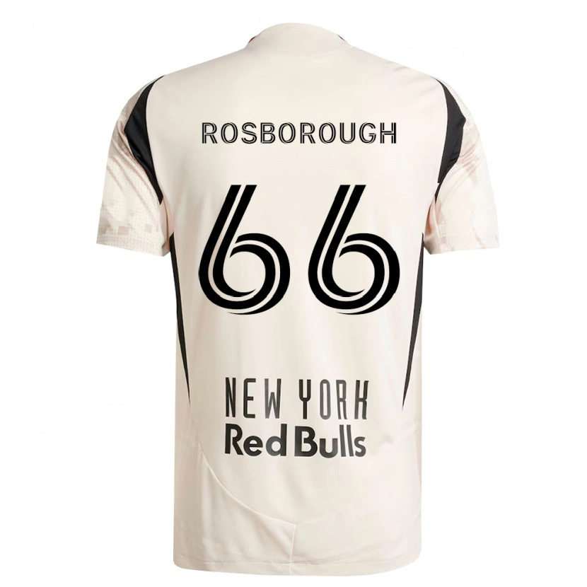 Danxen Mujer Camiseta Tanner Rosborough #66 Blanco Roto Rojo Negro 2ª Equipación 2026/27 La Camisa México