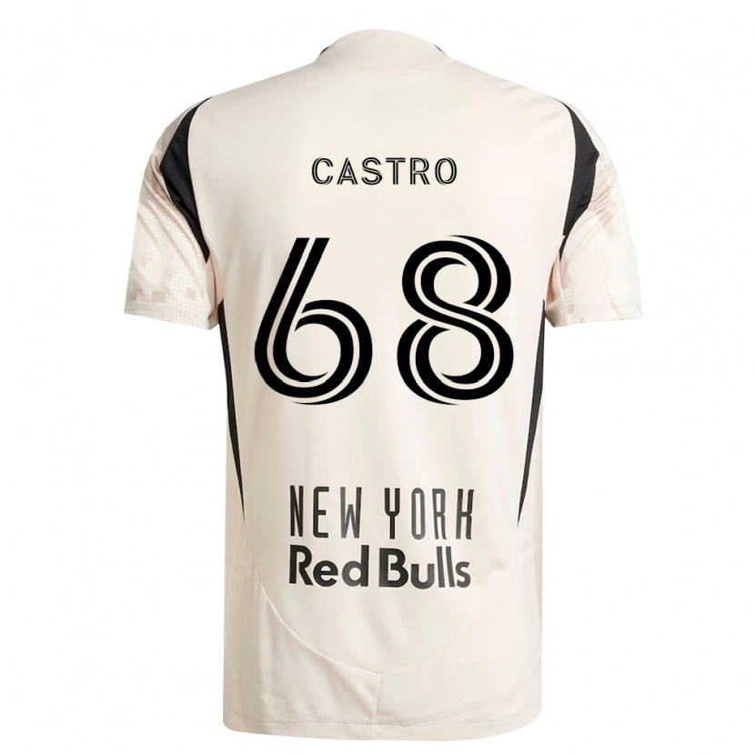Danxen Mujer Camiseta Bradley Castro #68 Blanco Roto Rojo Negro 2ª Equipación 2026/27 La Camisa México