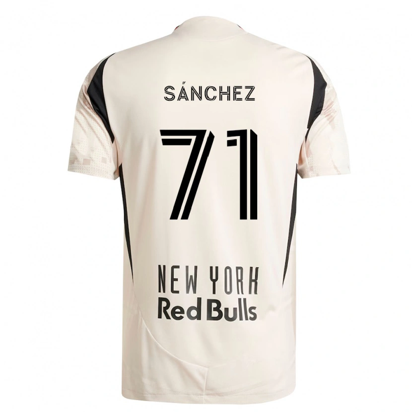 Danxen Mujer Camiseta Aimar Sánchez #71 Blanco Roto Rojo Negro 2ª Equipación 2026/27 La Camisa México