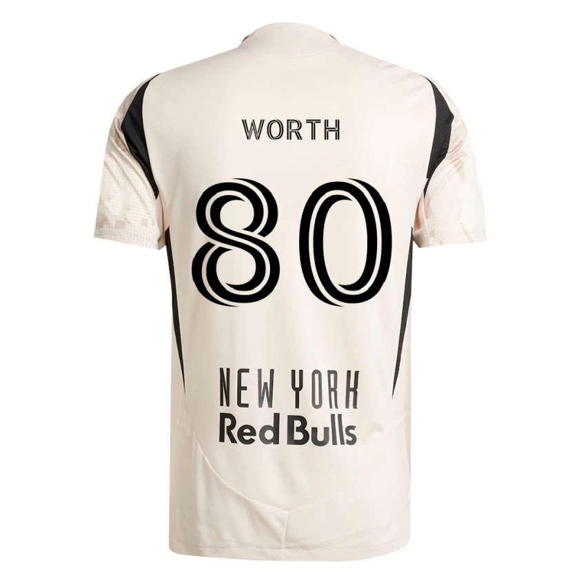Danxen Mujer Camiseta Nate Worth #80 Blanco Roto Rojo Negro 2ª Equipación 2026/27 La Camisa México