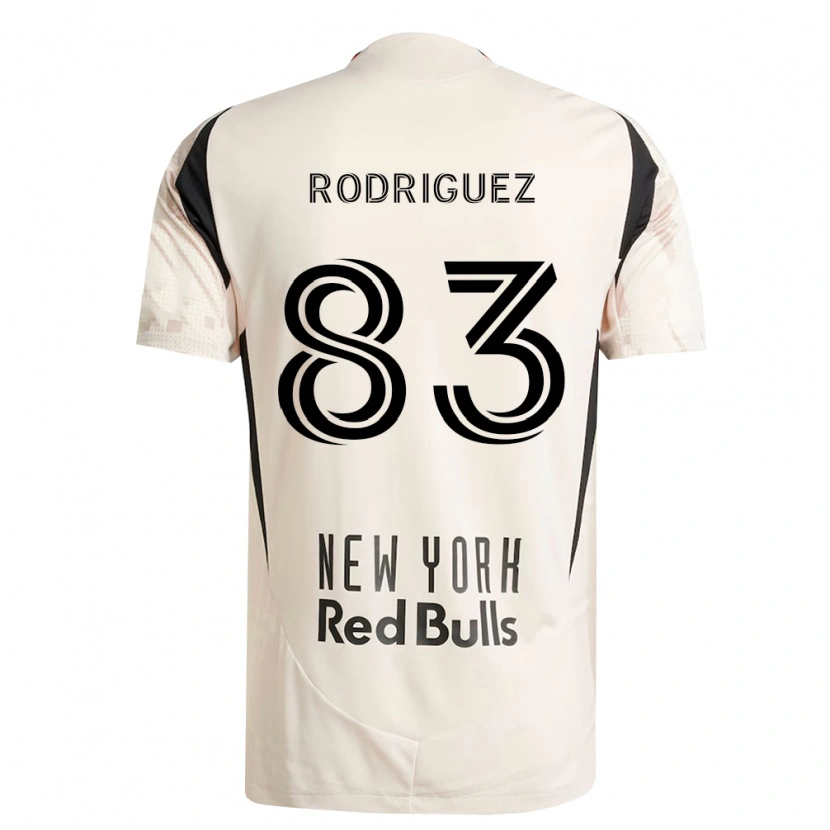 Danxen Mujer Camiseta Benjamin Rodriguez #83 Blanco Roto Rojo Negro 2ª Equipación 2026/27 La Camisa México