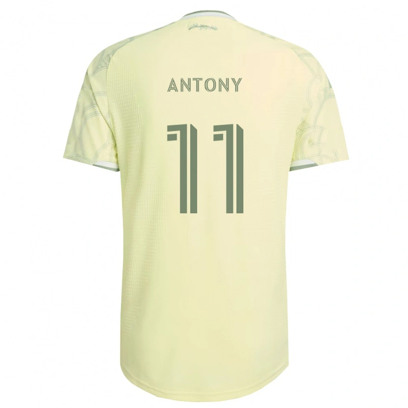 Danxen Mujer Camiseta Antony Alves Santos #11 Beige Blanco 2ª Equipación 2026/27 La Camisa México
