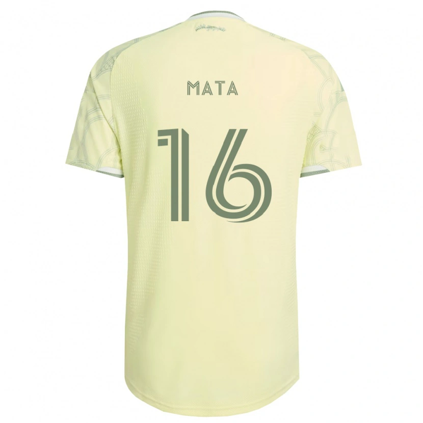 Danxen Mujer Camiseta Aric Mata #16 Beige Blanco 2ª Equipación 2026/27 La Camisa México