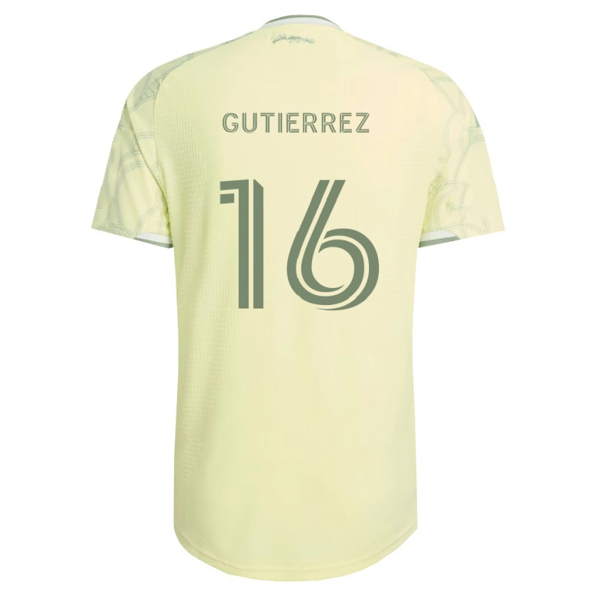 Danxen Mujer Camiseta Diego Gutiérrez #16 Beige Blanco 2ª Equipación 2026/27 La Camisa México