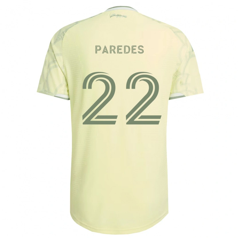 Danxen Mujer Camiseta Cristhian Paredes #22 Beige Blanco 2ª Equipación 2026/27 La Camisa México