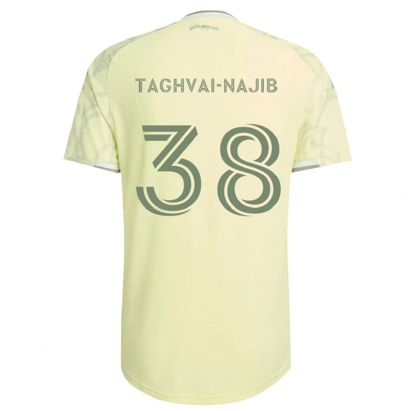 Danxen Mujer Camiseta Braxton Taghvai-Najib #38 Beige Blanco 2ª Equipación 2026/27 La Camisa México