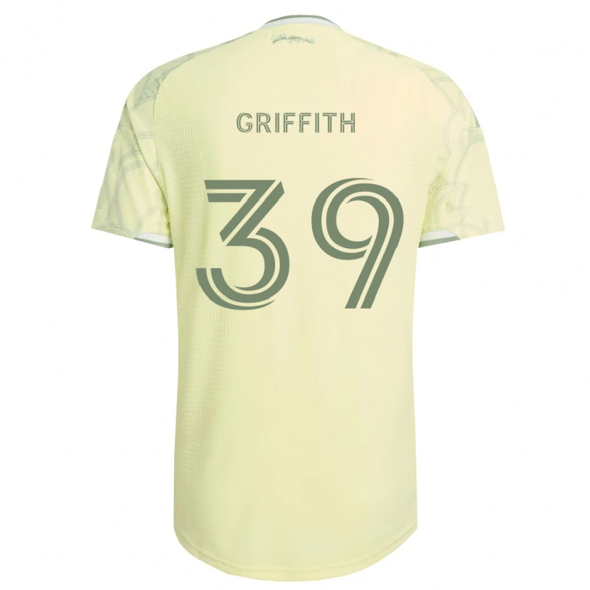 Danxen Mujer Camiseta Colin Griffith #39 Beige Blanco 2ª Equipación 2026/27 La Camisa México