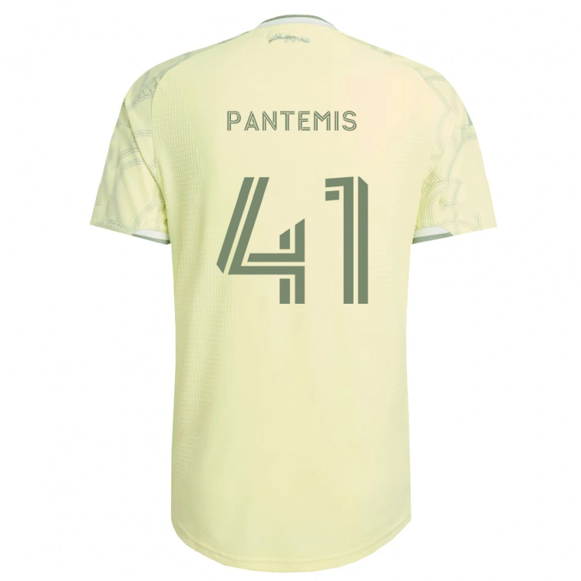 Danxen Mujer Camiseta James Pantemis #41 Beige Blanco 2ª Equipación 2026/27 La Camisa México