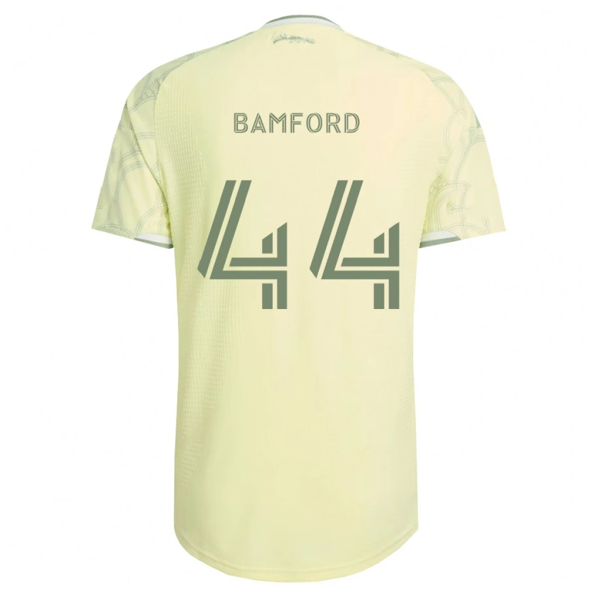 Danxen Mujer Camiseta Alex Bamford #44 Beige Blanco 2ª Equipación 2026/27 La Camisa México