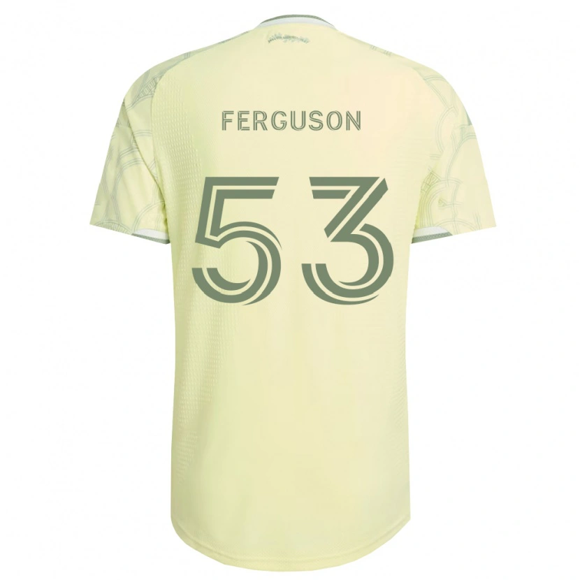 Danxen Mujer Camiseta Connor Ferguson #53 Beige Blanco 2ª Equipación 2026/27 La Camisa México
