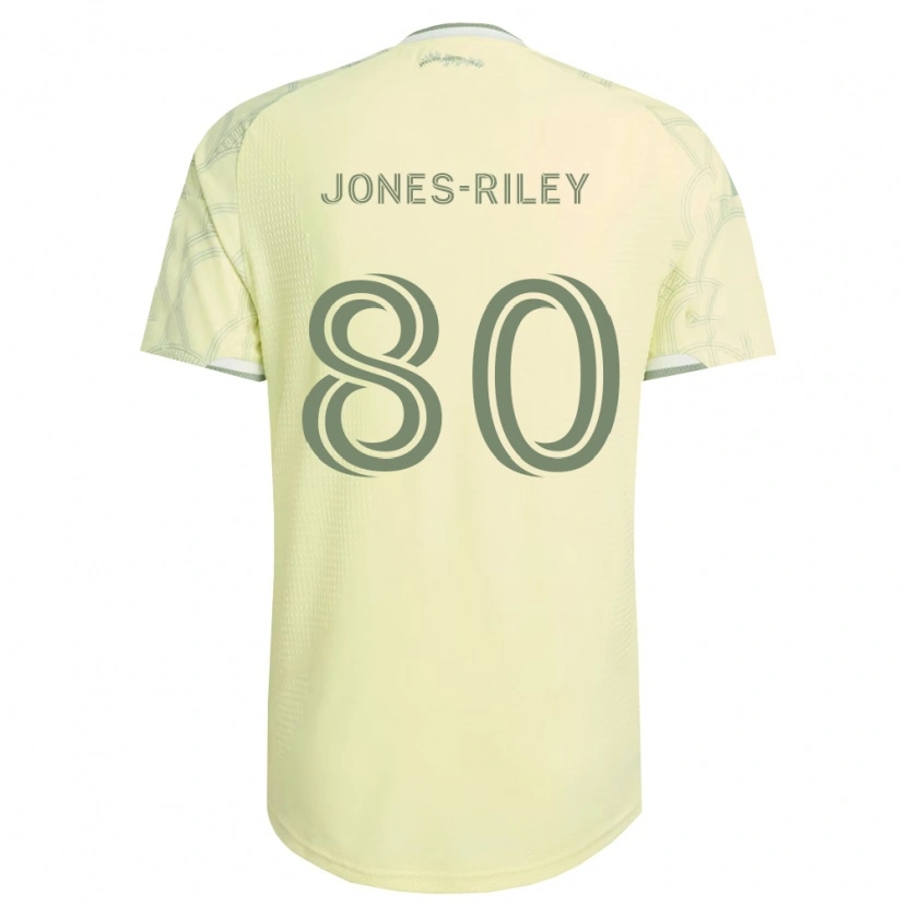 Danxen Mujer Camiseta Jaden Jones-Riley #80 Beige Blanco 2ª Equipación 2026/27 La Camisa México