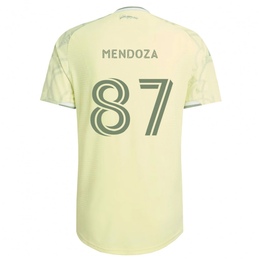 Danxen Mujer Camiseta Christian Mendoza #87 Beige Blanco 2ª Equipación 2026/27 La Camisa México