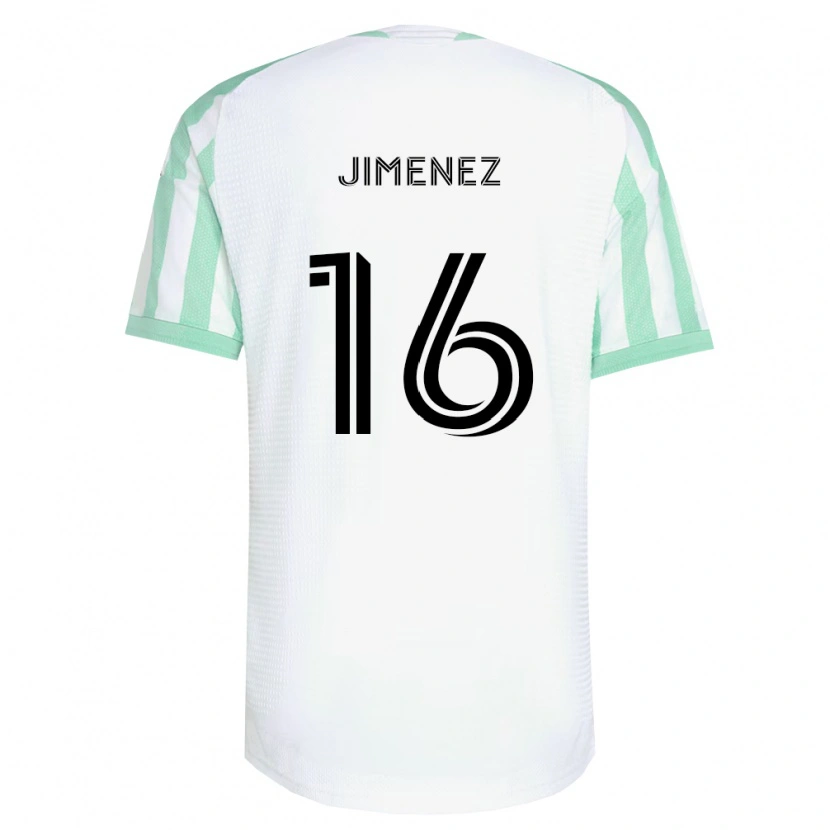 Danxen Mujer Camiseta Héctor Jiménez #16 Verde Claro Negro Blanco 2ª Equipación 2026/27 La Camisa México
