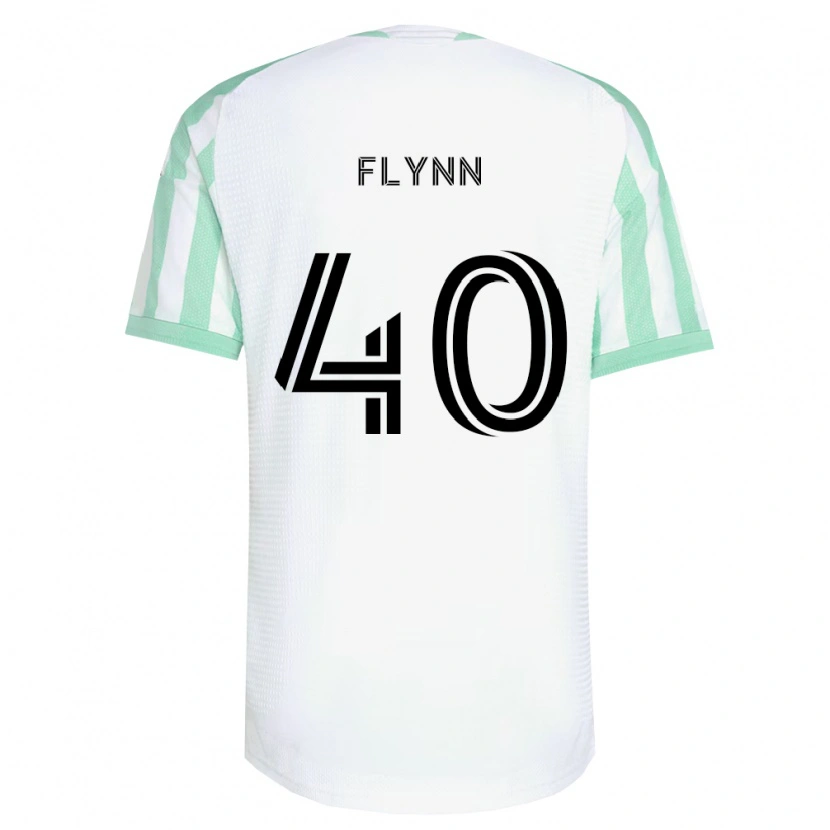 Danxen Mujer Camiseta Liam Flynn #40 Verde Claro Negro Blanco 2ª Equipación 2026/27 La Camisa México