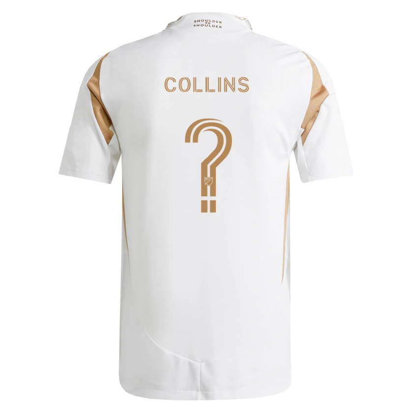 Danxen Mujer Camiseta Slate Collins #0 Blanco Marrón 2ª Equipación 2026/27 La Camisa México