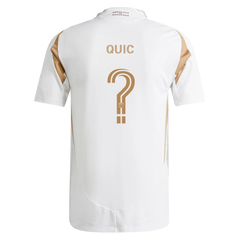 Danxen Mujer Camiseta Matthew Quic #0 Blanco Marrón 2ª Equipación 2026/27 La Camisa México
