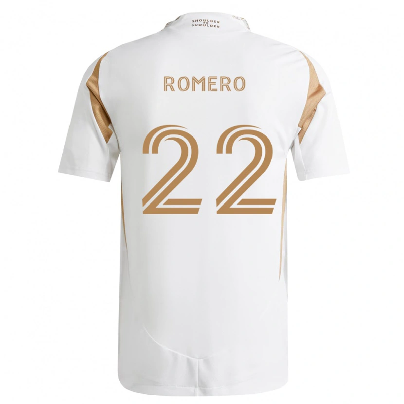 Danxen Mujer Camiseta Abraham Romero #22 Blanco Marrón 2ª Equipación 2026/27 La Camisa México