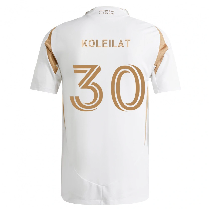 Danxen Mujer Camiseta Jassem Koleilat #30 Blanco Marrón 2ª Equipación 2026/27 La Camisa México
