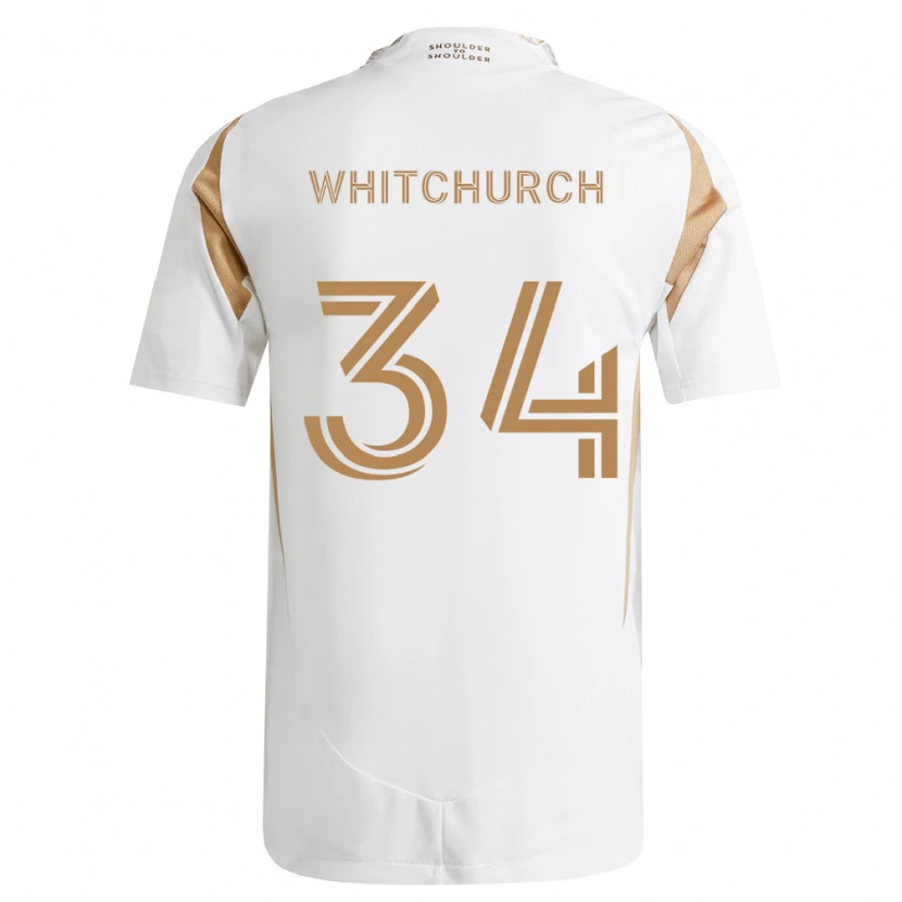 Danxen Mujer Camiseta Giuliano Whitchurch #34 Blanco Marrón 2ª Equipación 2026/27 La Camisa México