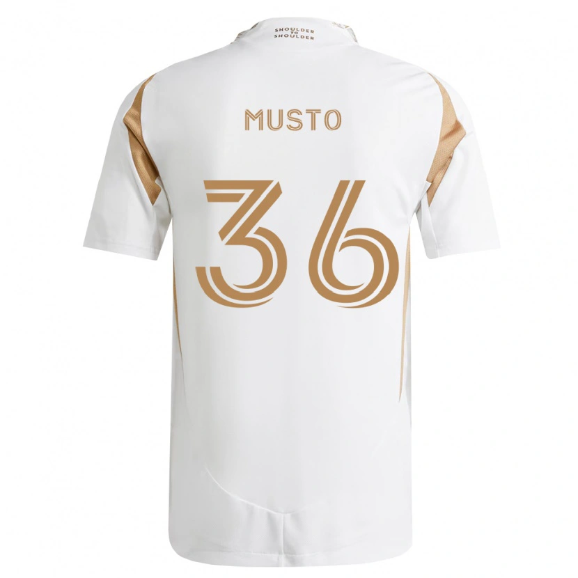 Danxen Mujer Camiseta Tommy Musto #36 Blanco Marrón 2ª Equipación 2026/27 La Camisa México