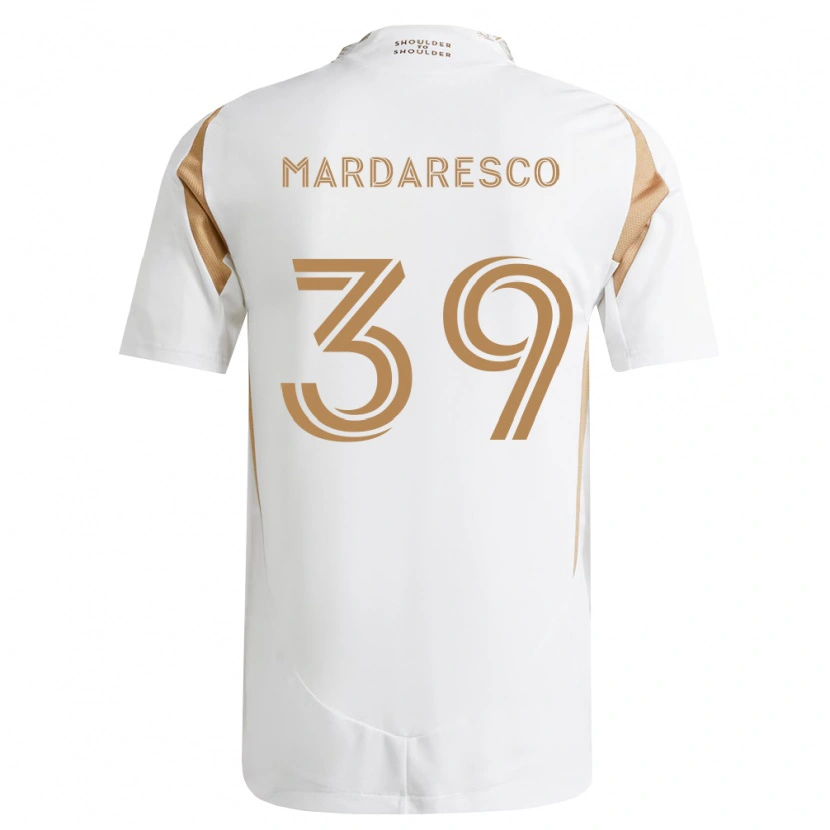 Danxen Mujer Camiseta Nathan Mardaresco #39 Blanco Marrón 2ª Equipación 2026/27 La Camisa México