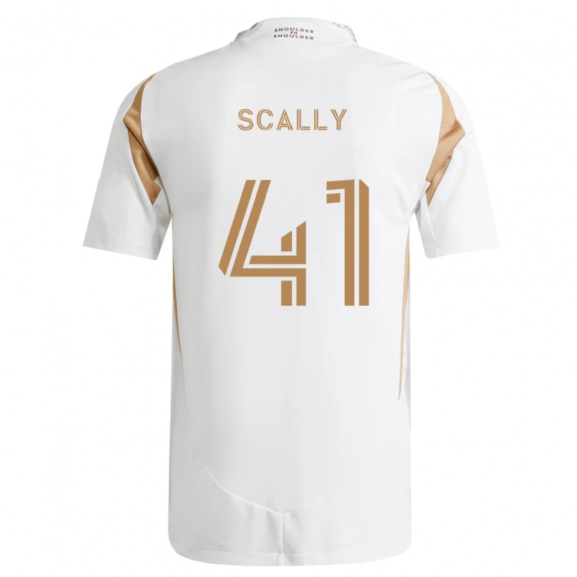 Danxen Mujer Camiseta Ethan Scally #41 Blanco Marrón 2ª Equipación 2026/27 La Camisa México