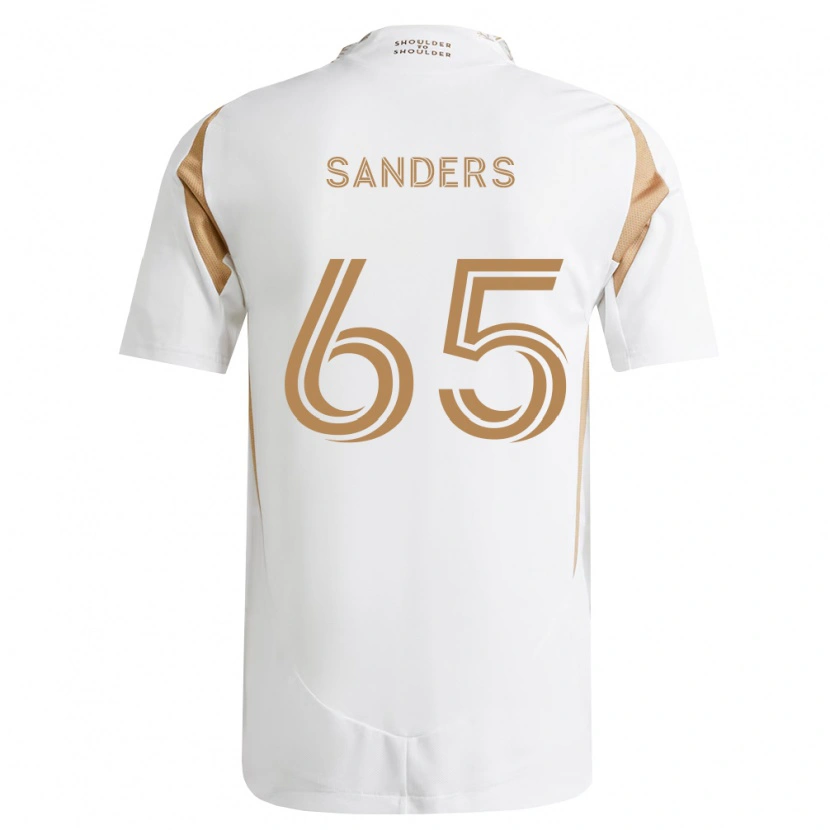 Danxen Mujer Camiseta Adrian Sanders #65 Blanco Marrón 2ª Equipación 2026/27 La Camisa México