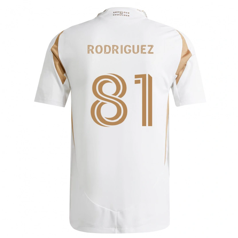 Danxen Mujer Camiseta Ernesto Rodriguez #81 Blanco Marrón 2ª Equipación 2026/27 La Camisa México