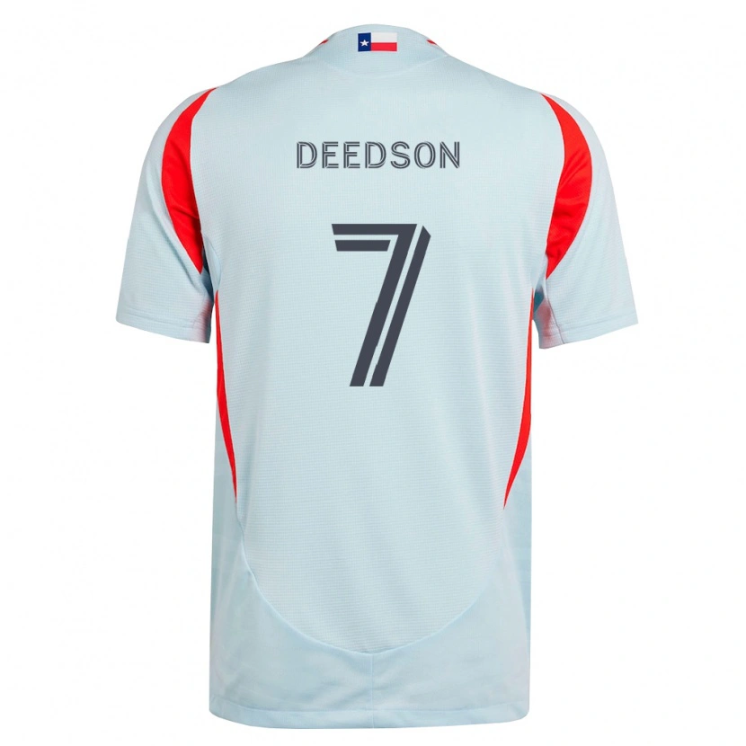Danxen Mujer Camiseta Louicius Deedson #7 Gris Oscuro Blanco Rojo 2ª Equipación 2026/27 La Camisa México