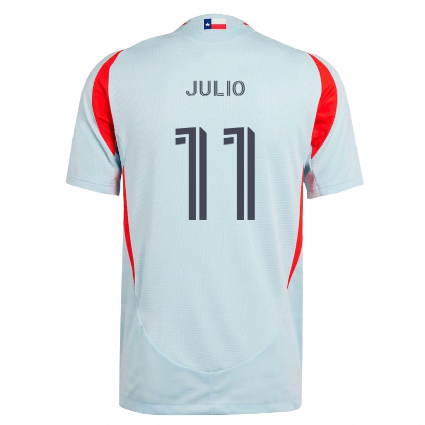 Danxen Mujer Camiseta Anderson Julio #11 Gris Oscuro Blanco Rojo 2ª Equipación 2026/27 La Camisa México