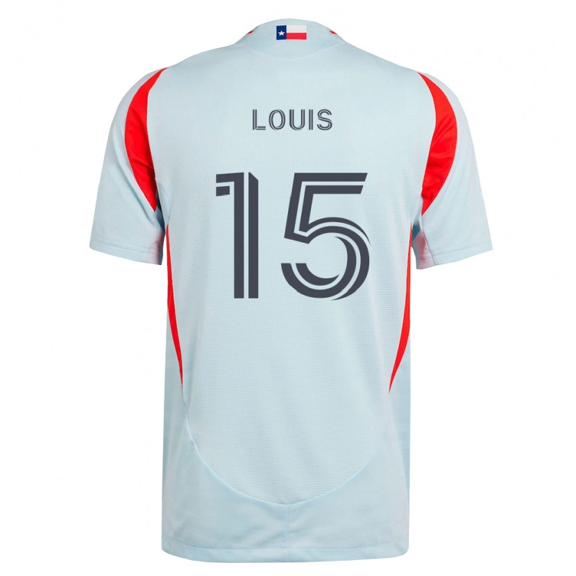 Danxen Mujer Camiseta Ricky Louis #15 Gris Oscuro Blanco Rojo 2ª Equipación 2026/27 La Camisa México
