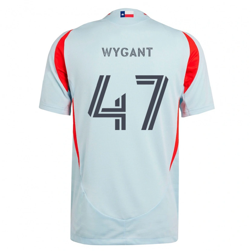 Danxen Mujer Camiseta Christian Wygant #47 Gris Oscuro Blanco Rojo 2ª Equipación 2026/27 La Camisa México
