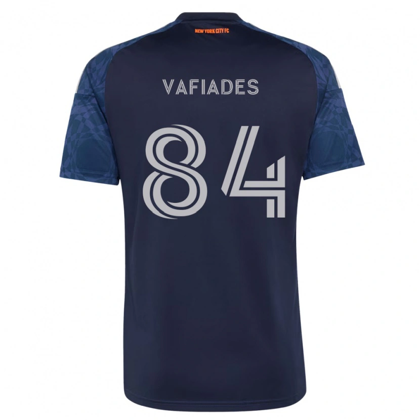 Danxen Mujer Camiseta Niccolo Vafiades #84 Azul Profundo Blanco 2ª Equipación 2026/27 La Camisa México