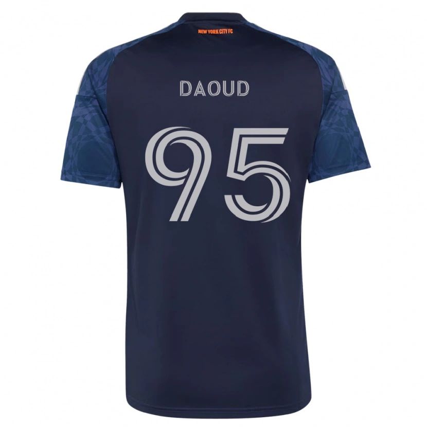 Danxen Mujer Camiseta Rami Daoud #95 Azul Profundo Blanco 2ª Equipación 2026/27 La Camisa México