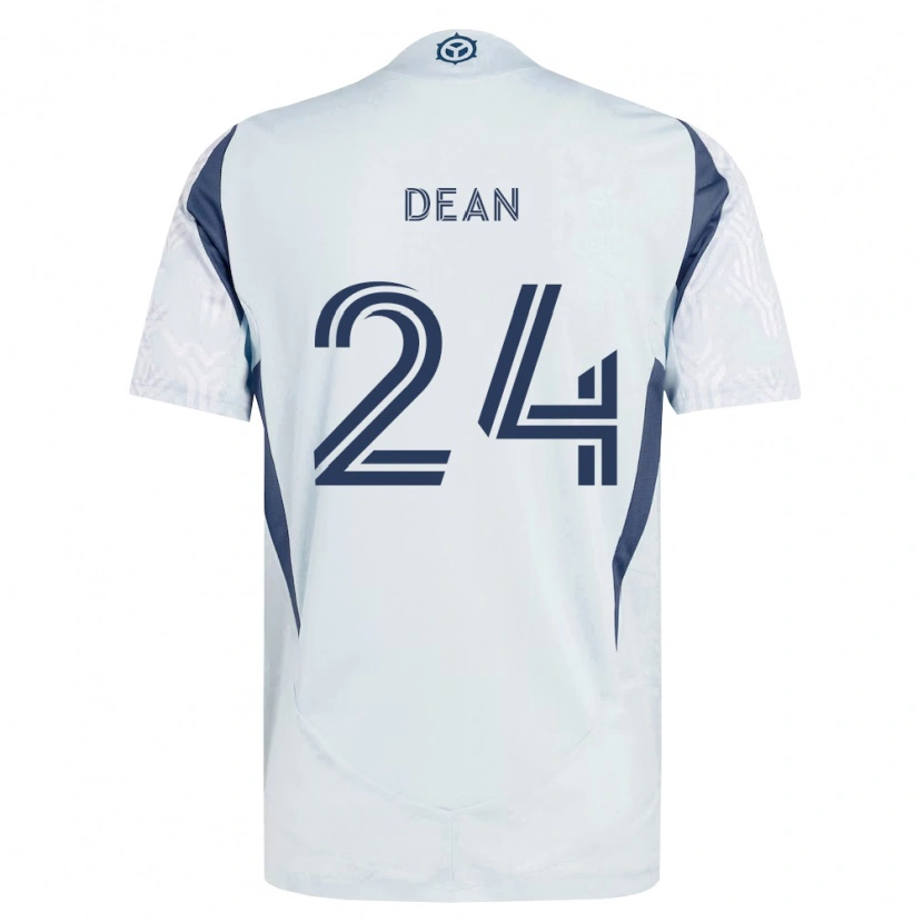 Danxen Mujer Camiseta Jonathan Dean #24 Azul Gris Blanco 2ª Equipación 2026/27 La Camisa México